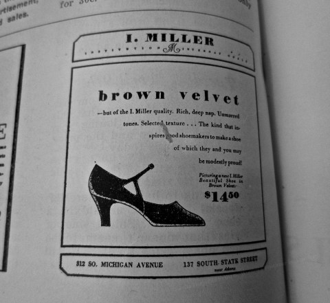 I. Miller Brown Velvet, 1929