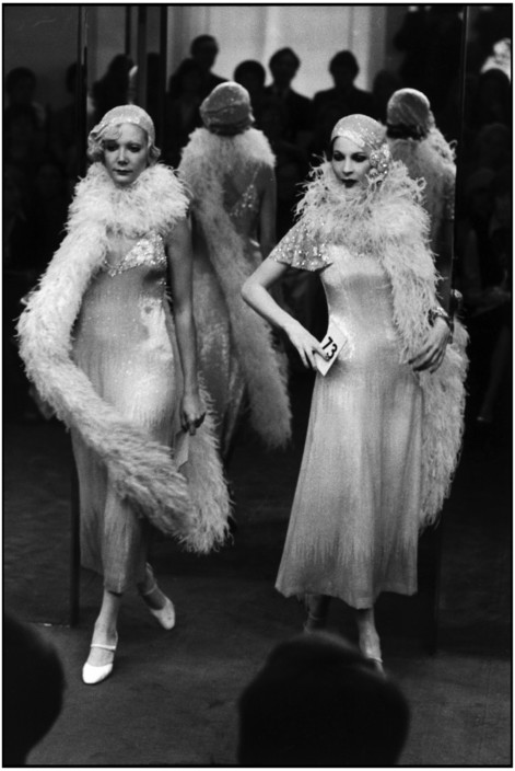 FRANCE. Paris. Fashion parade organized by Jean Louis SCHERRER. 1974.